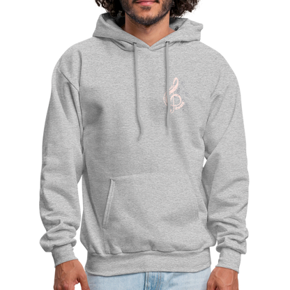 Men's Hoodie music Jesus is the song that I sing - heather gray