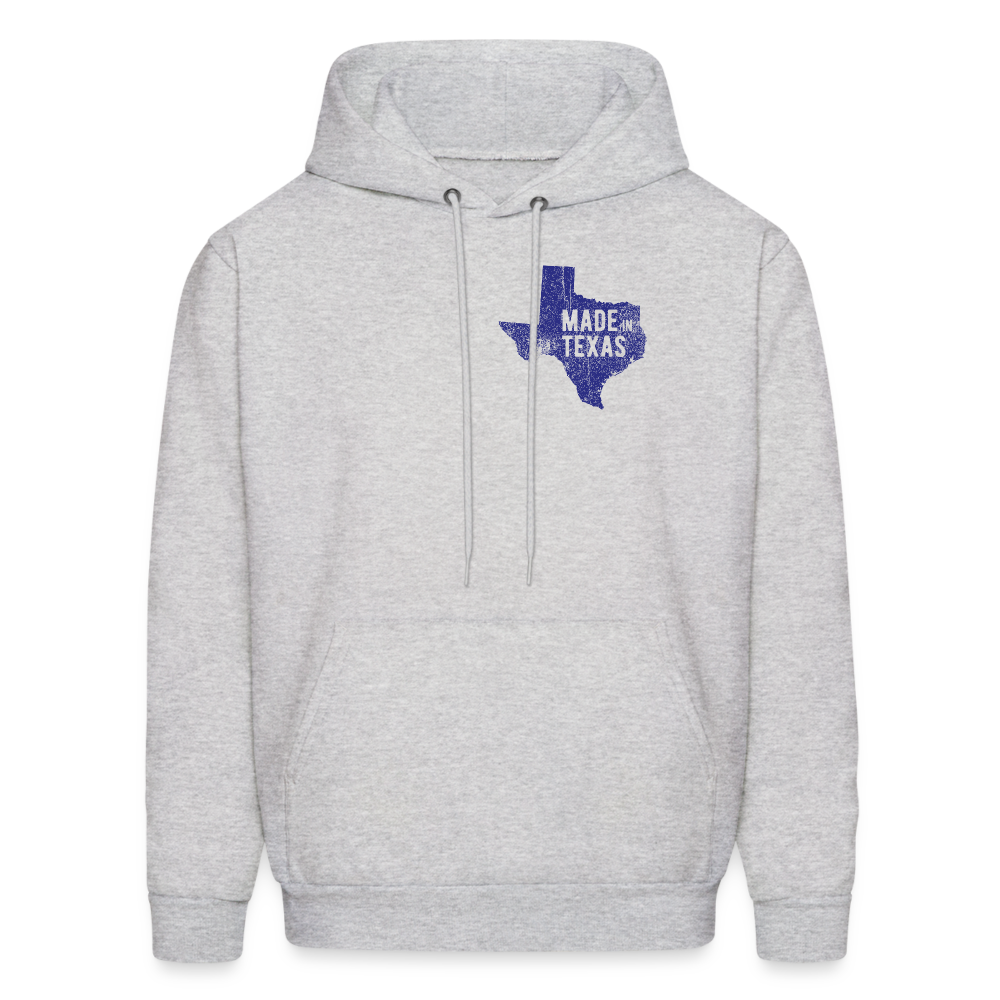 Men's Hoodie made in Texas - Texas hoodie - ash 