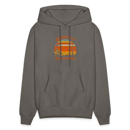 Men's Hoodie groovy halloween - asphalt gray