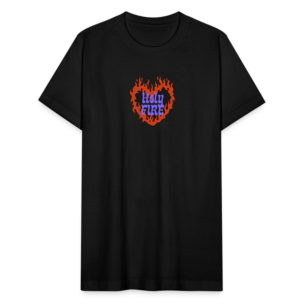 Unisex Jersey T-Shirt by Bella + Canvas holy fire - black