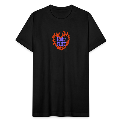 Unisex Jersey T-Shirt by Bella + Canvas holy fire - black