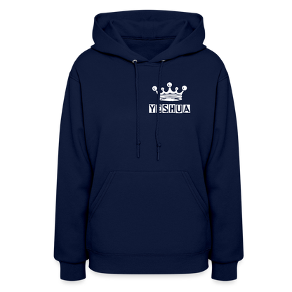 Women's Hoodie Yeshua is King - navy