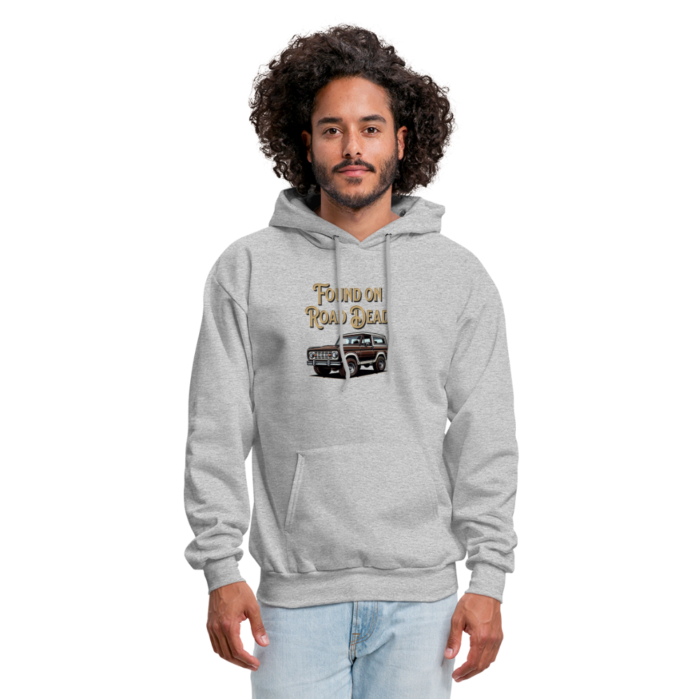 Men's Hoodie Ford Hoodie Found on Road Dead - heather gray