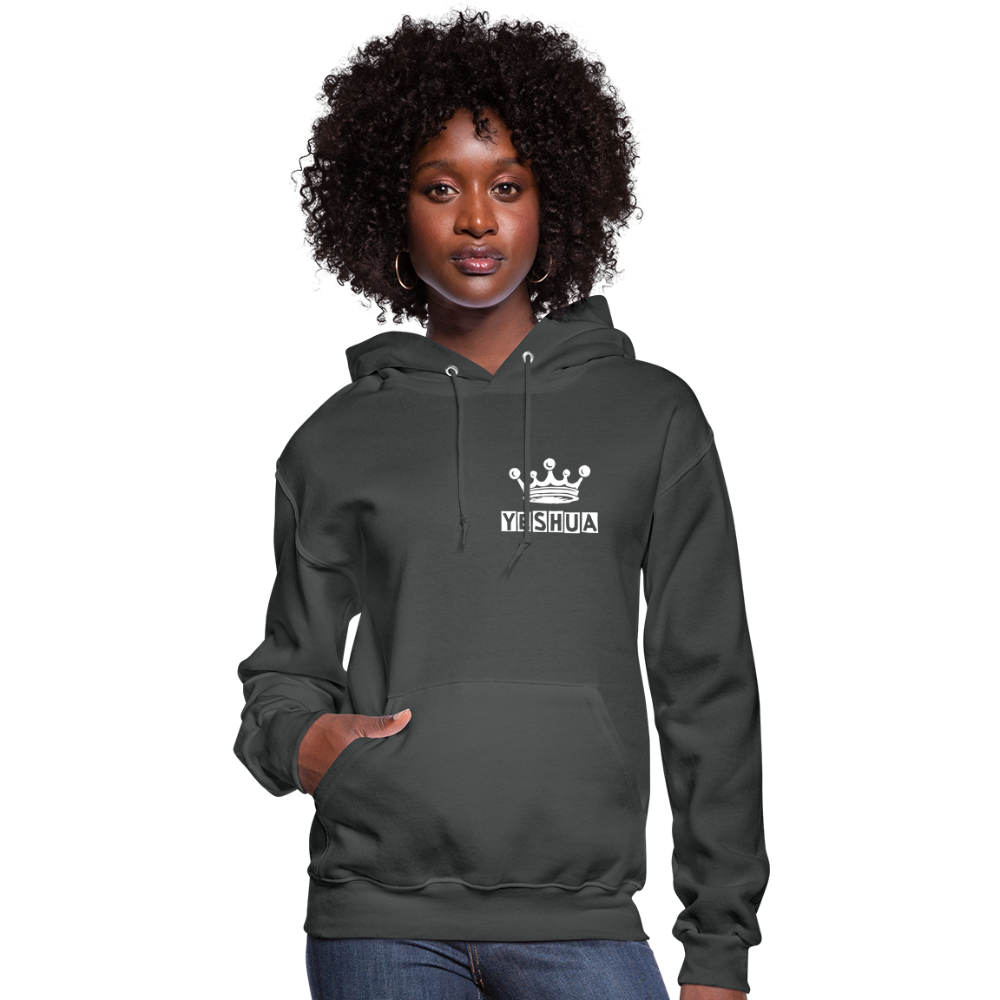 Women's Hoodie Yeshua is King - asphalt