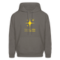 Men's Hoodie stars cant shine without darkness - asphalt gray