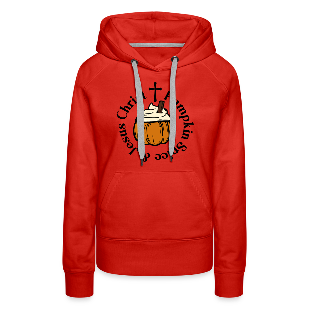 Women’s Premium Hoodie pumpkin spice hoodie - red