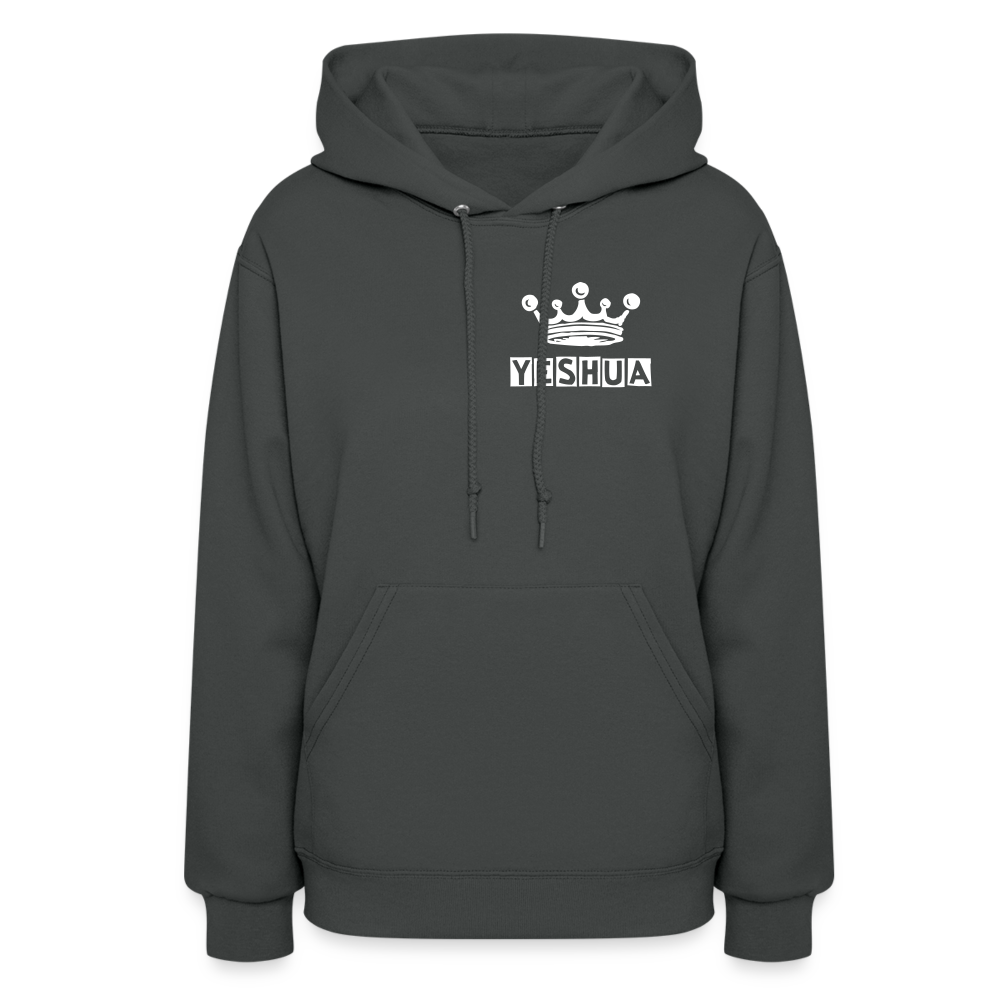 Women's Hoodie Yeshua is King - asphalt