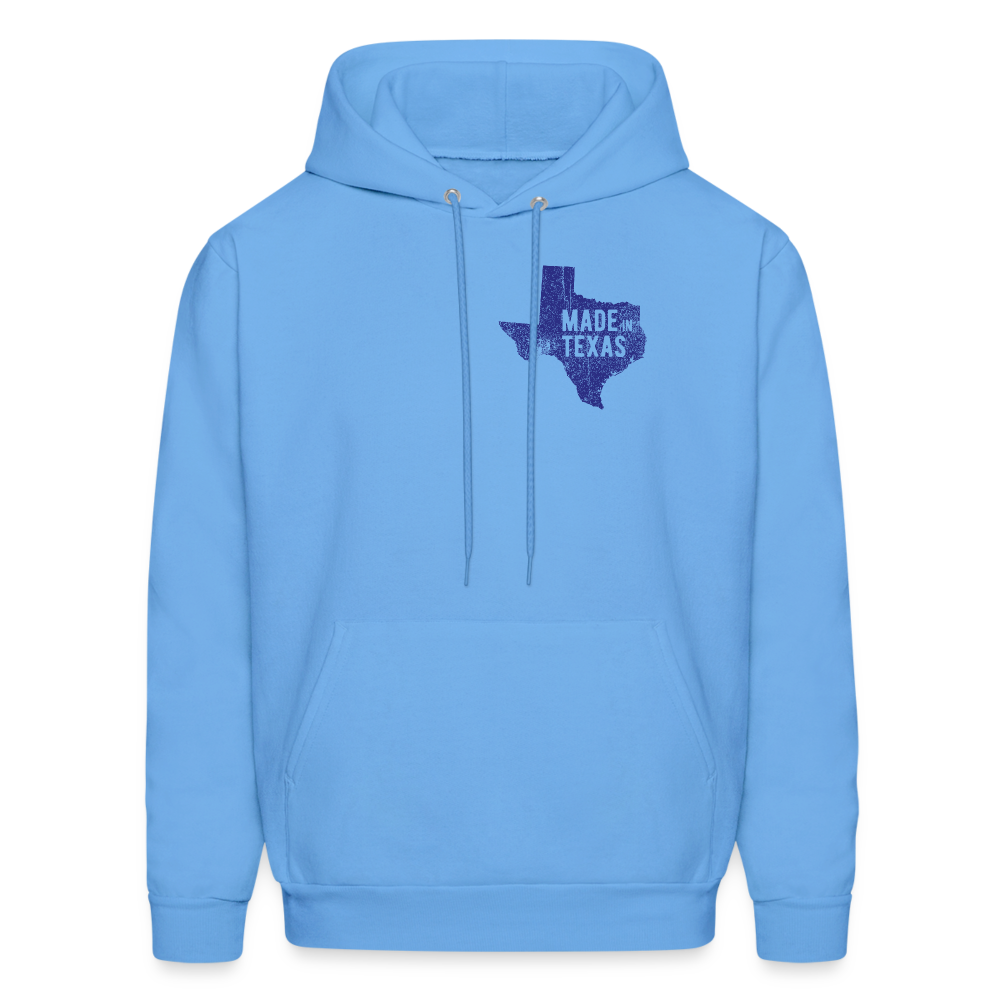 Men's Hoodie made in Texas - Texas hoodie - carolina blue