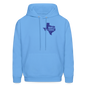 Men's Hoodie made in Texas - Texas hoodie - carolina blue