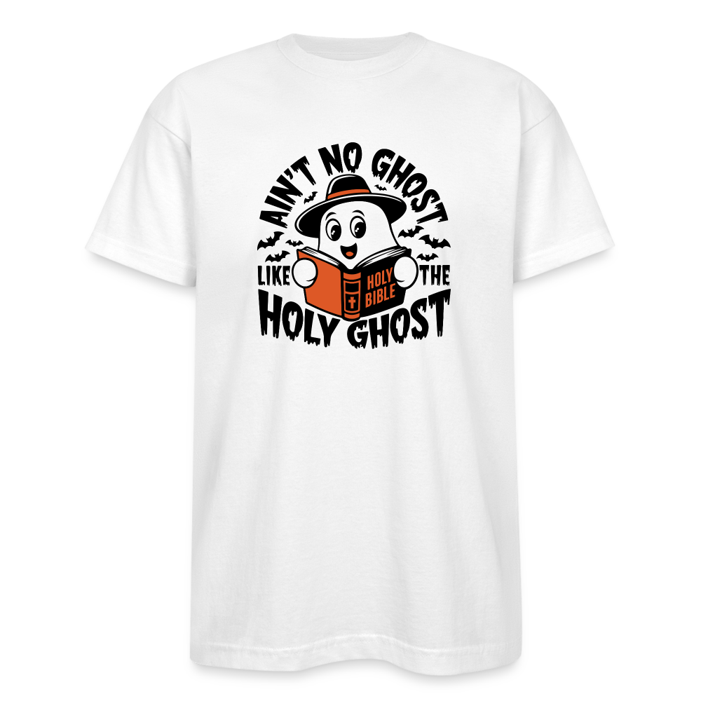 Bayside Unisex Heavyweight USA Made T-Shirt Holy Ghost shirt - white