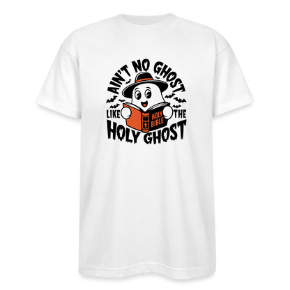 Bayside Unisex Heavyweight USA Made T-Shirt Holy Ghost shirt - white