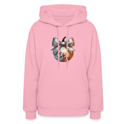 Women's Hoodie disco ball - classic pink