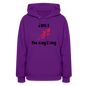 Women's Hoodie Jesus the song that I sing - purple