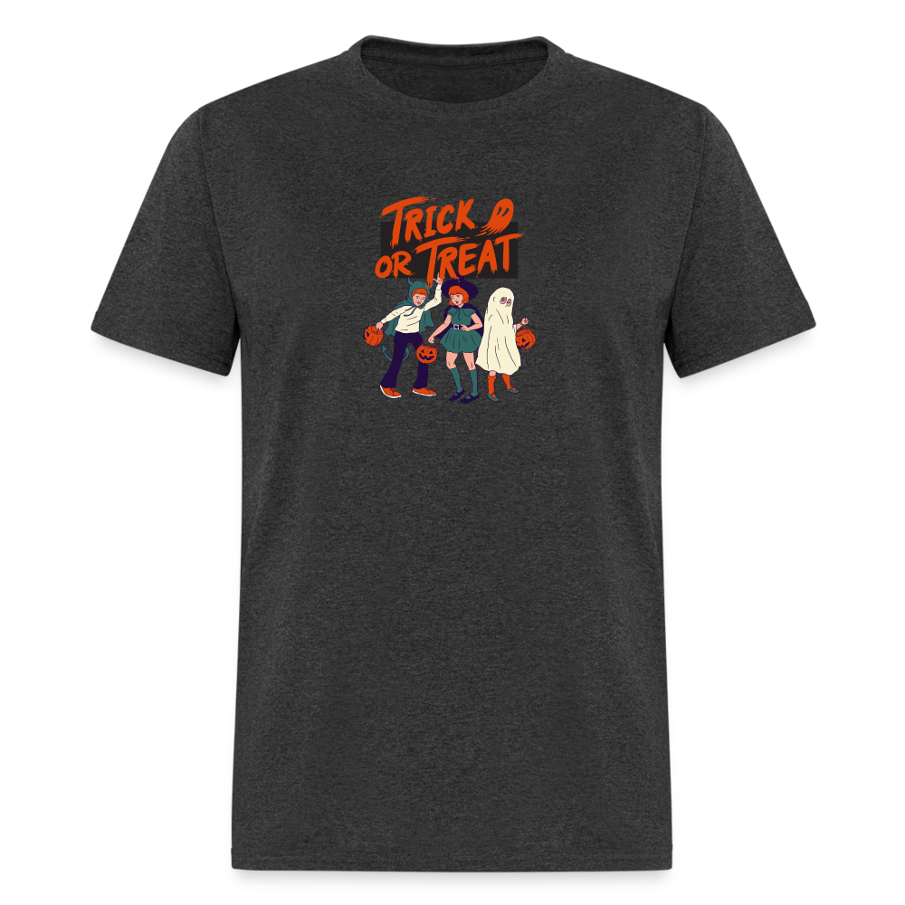 Unisex Classic T-Shirt trick or treat shirt - heather black