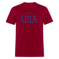 Unisex Classic T-Shirt usa shirt - dark red