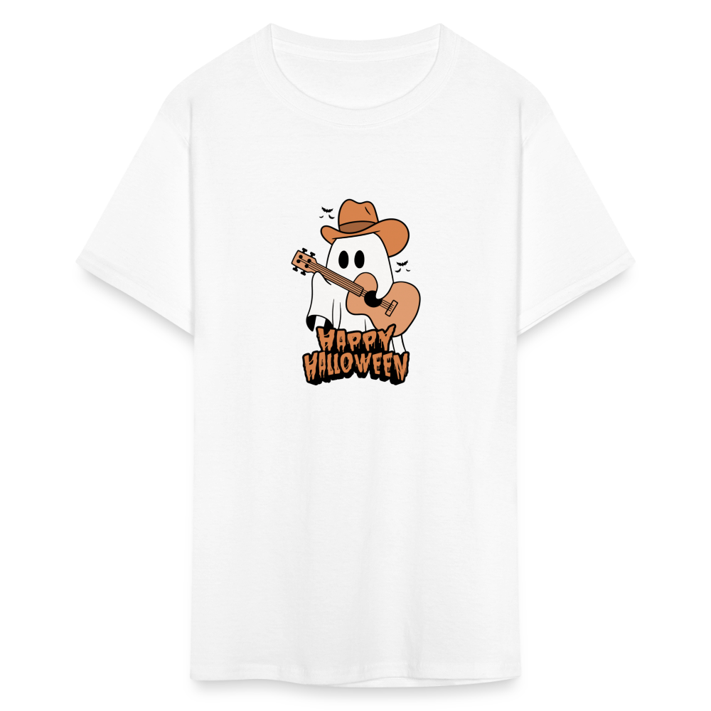 Unisex Classic T-Shirt happy halloween guitar shirt - white