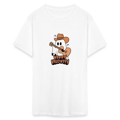 Unisex Classic T-Shirt happy halloween guitar shirt - white