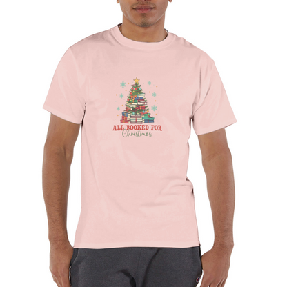 Champion Unisex T-Shirt Christmas Shirt - blush pink 