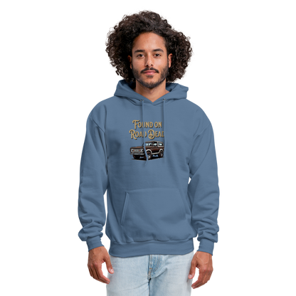 Men's Hoodie Ford Hoodie Found on Road Dead - denim blue