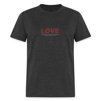 Unisex Classic T-Shirt no greater love than this love shirt - heather black