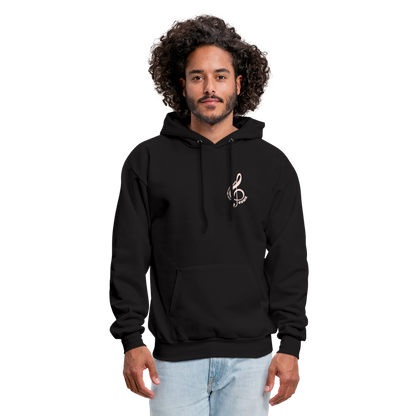 Men's Hoodie music Jesus is the song that I sing - black