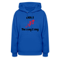 Women's Hoodie Jesus the song that I sing - royal blue