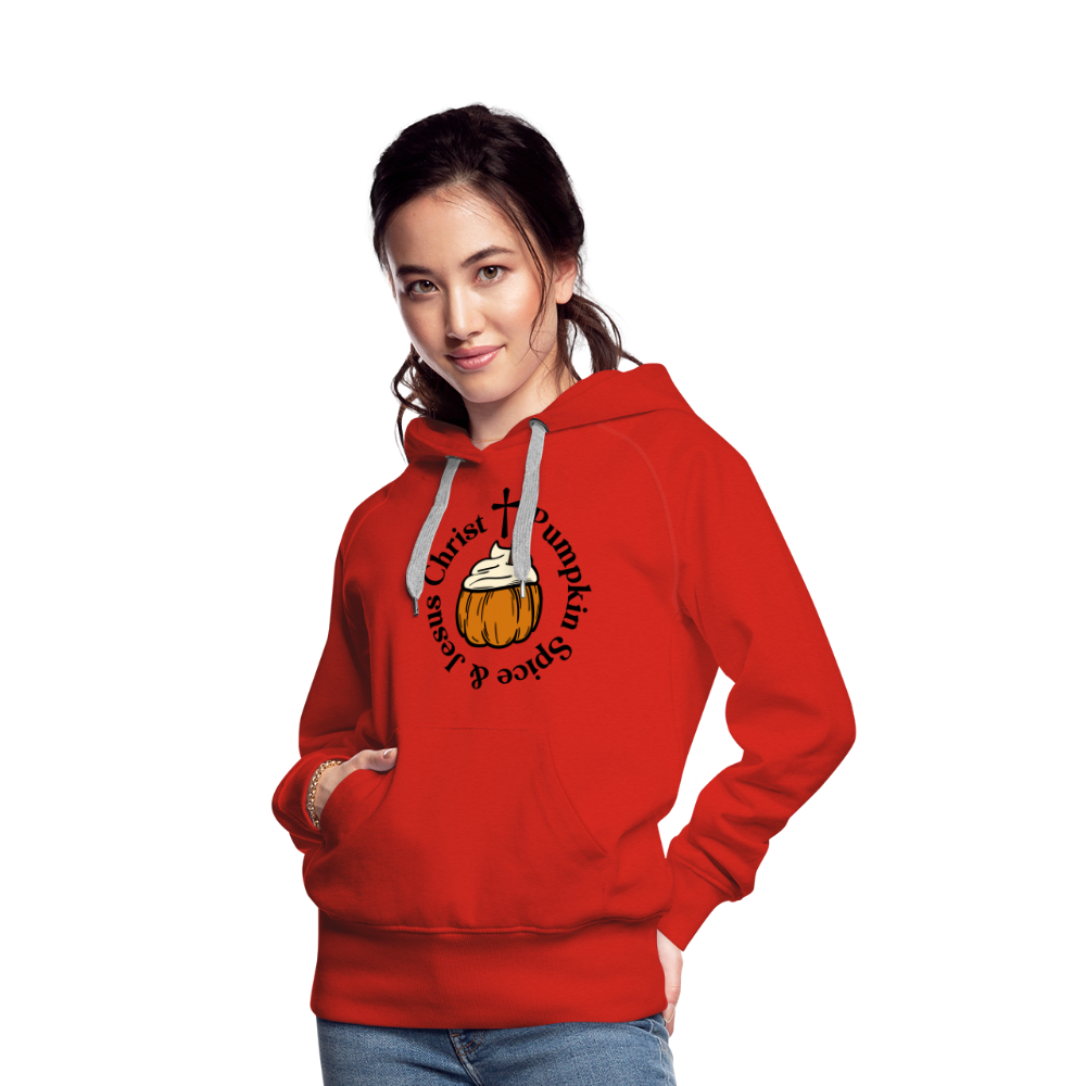 Women’s Premium Hoodie pumpkin spice hoodie - red