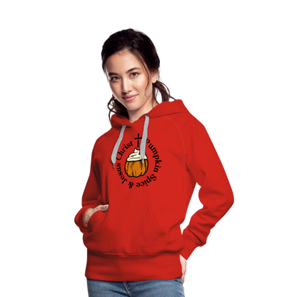 Women’s Premium Hoodie pumpkin spice hoodie - red