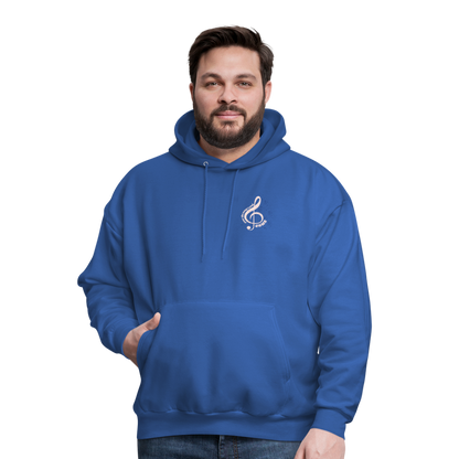 Men's Hoodie music Jesus is the song that I sing - royal blue