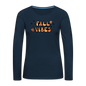 Women's Premium Long Sleeve T-Shirt fall vibes - deep navy