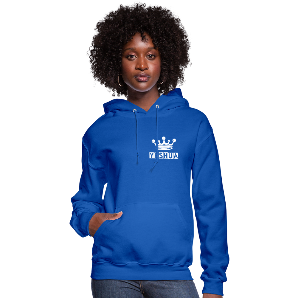 Women's Hoodie Yeshua is King - royal blue