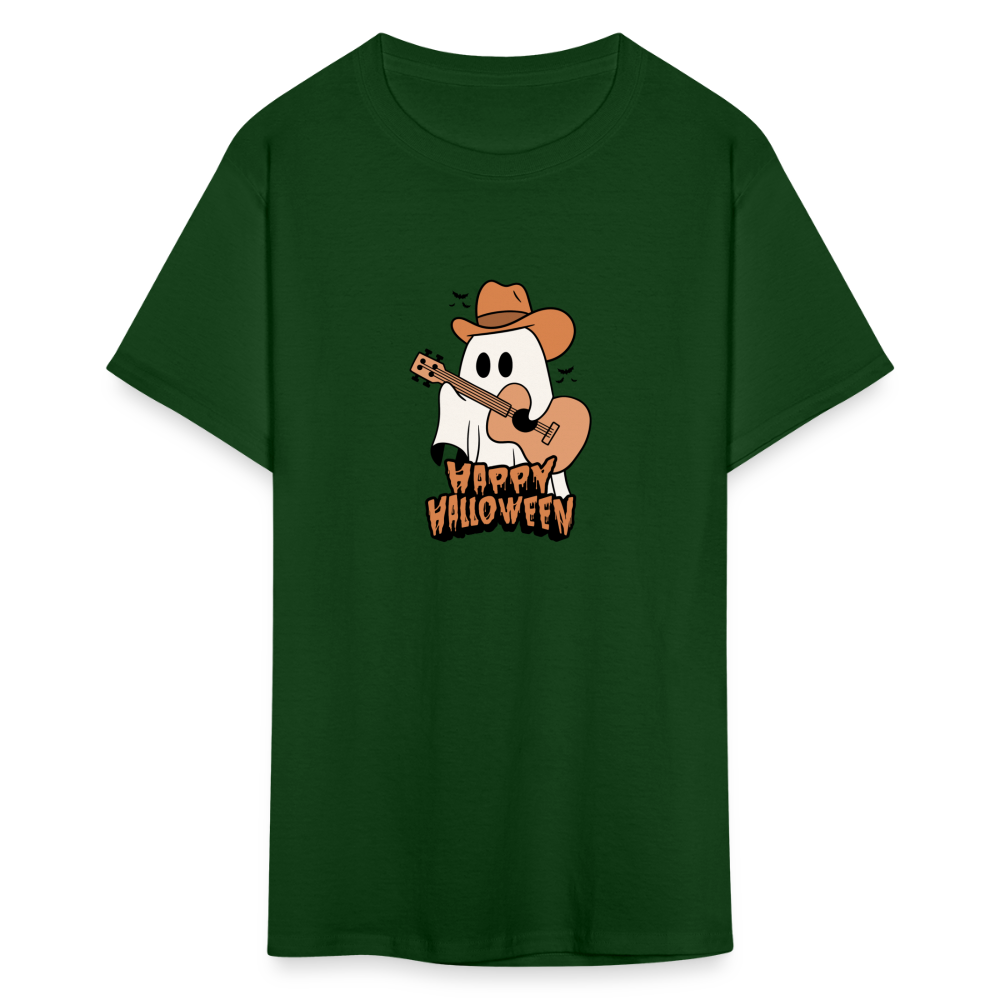 Unisex Classic T-Shirt happy halloween guitar shirt - forest green