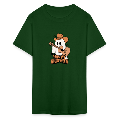 Unisex Classic T-Shirt happy halloween guitar shirt - forest green