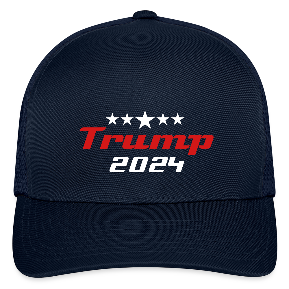 Flexfit Fitted Baseball Cap Trump 2024 hat - navy