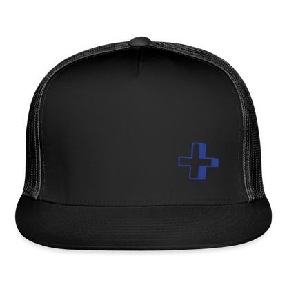 Trucker Cap cross - black/black