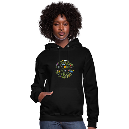 Women's Hoodie stay natural - black