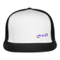 Trucker Cap casual, street, fishing, hunting hat - white/black