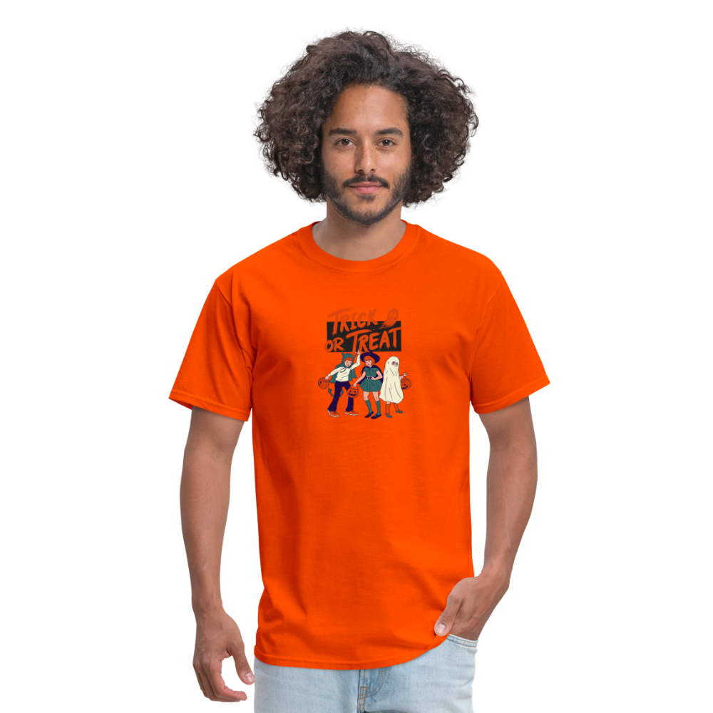 Unisex Classic T-Shirt trick or treat shirt - orange