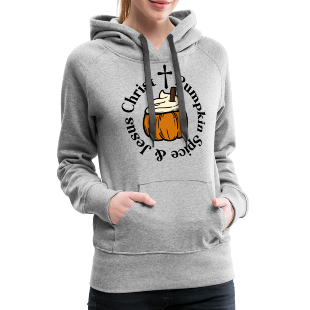 Women’s Premium Hoodie pumpkin spice hoodie - heather grey