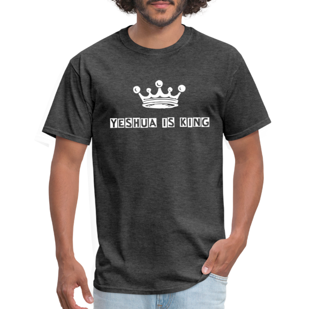 Unisex Classic T-Shirt Yeshua is King - heather black