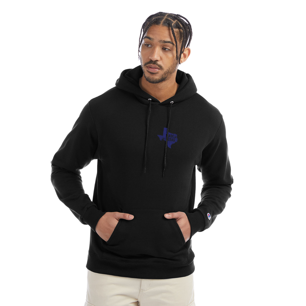 Champion Unisex Powerblend Hoodie Texas - black