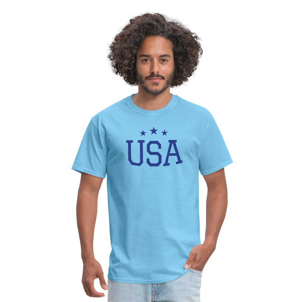 Unisex Classic T-Shirt usa shirt - aquatic blue