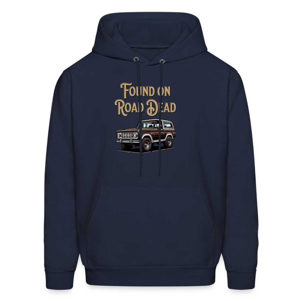 Men's Hoodie Ford Hoodie Found on Road Dead - navy