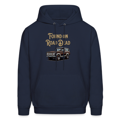 Men's Hoodie Ford Hoodie Found on Road Dead - navy