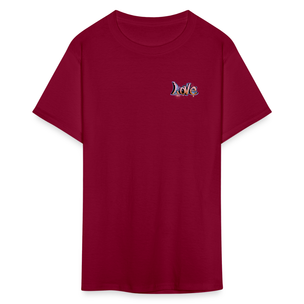 Unisex Classic T-Shirt Love shirt - burgundy