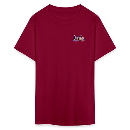 Unisex Classic T-Shirt Love shirt - burgundy