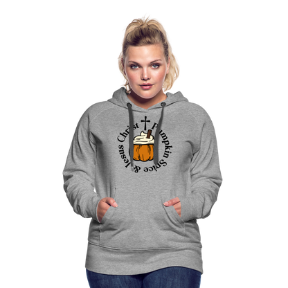 Women’s Premium Hoodie pumpkin spice hoodie - heather grey