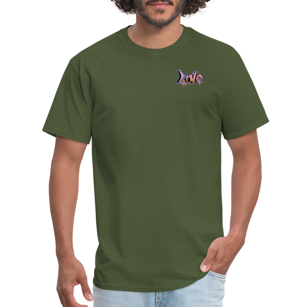 Unisex Classic T-Shirt Love shirt - military green