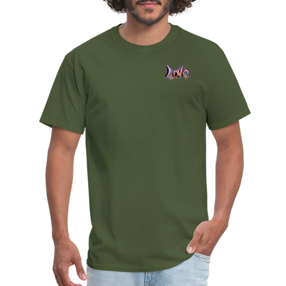 Unisex Classic T-Shirt Love shirt - military green