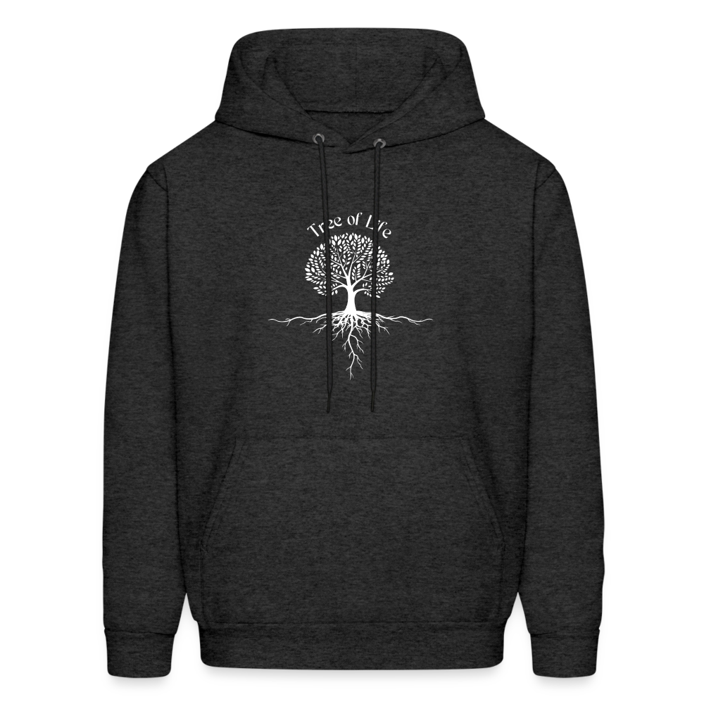 Men's Hoodie tree of life - charcoal grey